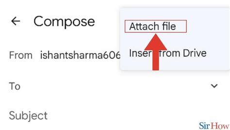 attach file in gmail app, How to attach file in gmail app: 5 steps (with pictures)
