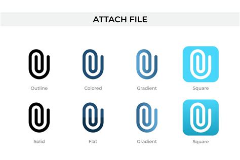 attach file symbol, Attach file symbol stock illustration 307999208