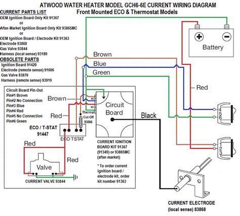 atwood rv water heater thermostat wiring diagram 