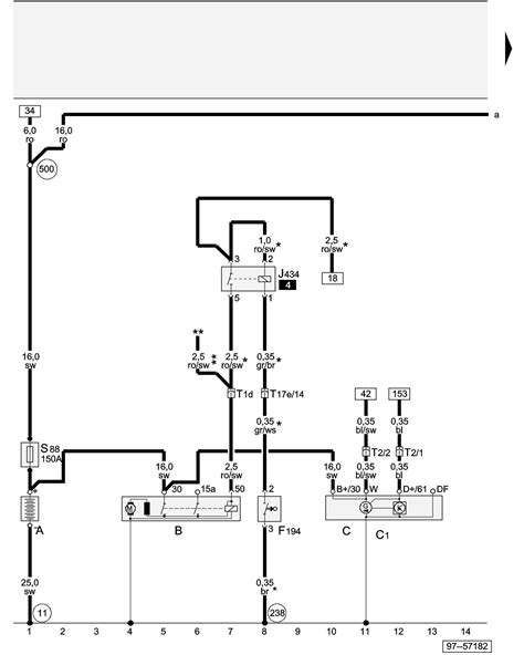 audi a4 starter motor wiring diagram 