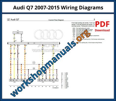 audi q7 tail lights wiring diagrams 