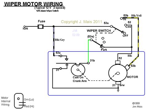 audi wiper motor wiring diagram 