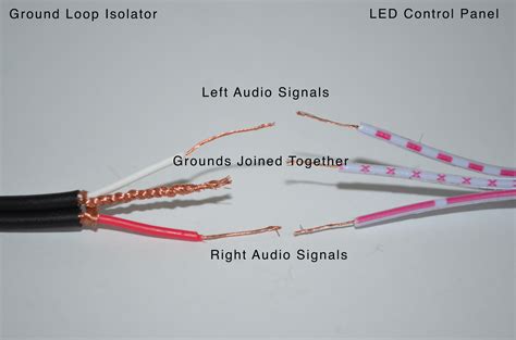 audio cable wiring 