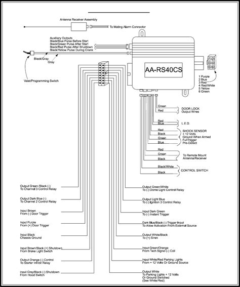 audiovox remote start wiring diagram 