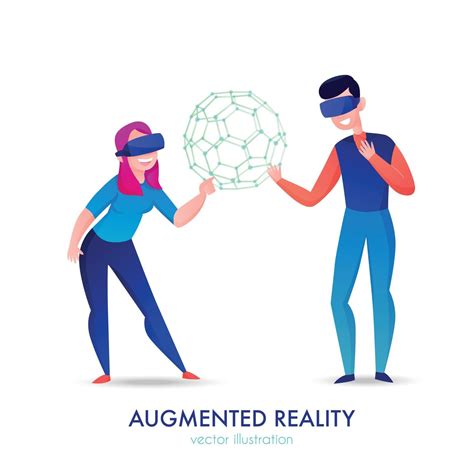 augmented reality illustration, Premium vector. Augmented premium