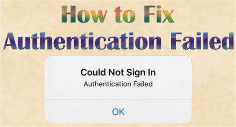 authentication failed to access, Wrong password authentication failed sign on stock-foto 242814229