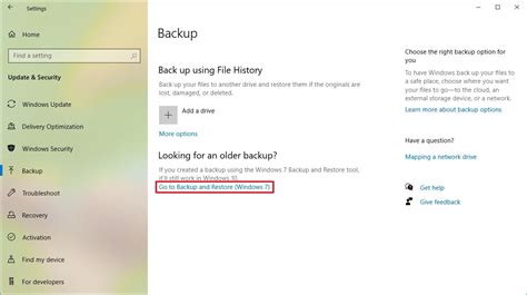 auto backup in windows 10, Steps to enable auto backup on windows 10