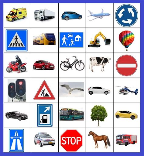 Auto Bingo Printable