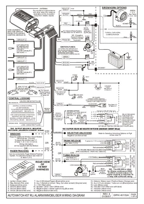 auto watch car alarm wiring diagram 