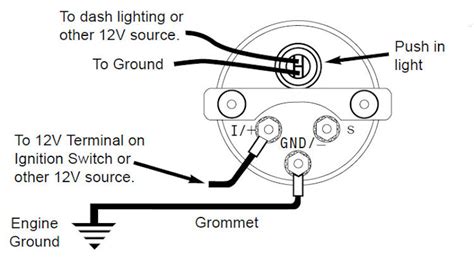 autometer volt gauge wiring diagram 