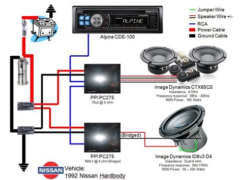 automotive wiring diagram for speakers 