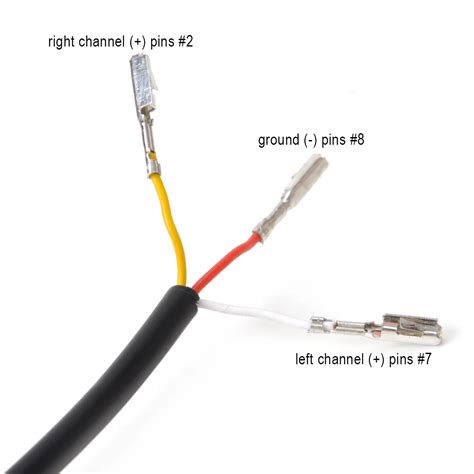 aux cord 3 wire diagram 