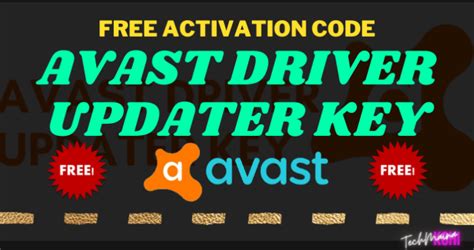 avast driver updater activation code free, How to update drivers in windows