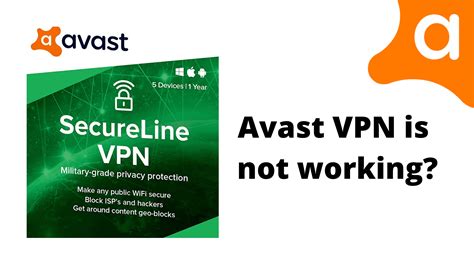avast one vpn not working, Avast one vpn