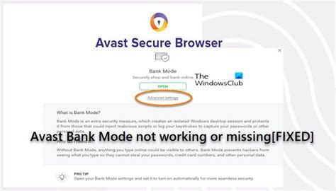 avast secure browser bank mode missing, How to stop avast browser from opening on startup in windows (fixed