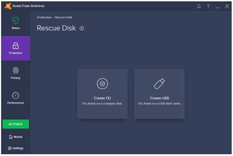 avast usb rescue disk, Avast rescue disk / avastpe antivirus v24.2