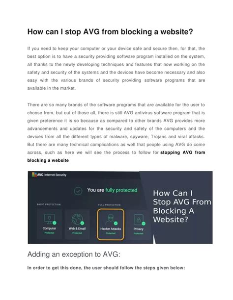 avg is blocking a website, How to fix if avg block internet connection?. How to stop ads on facebook