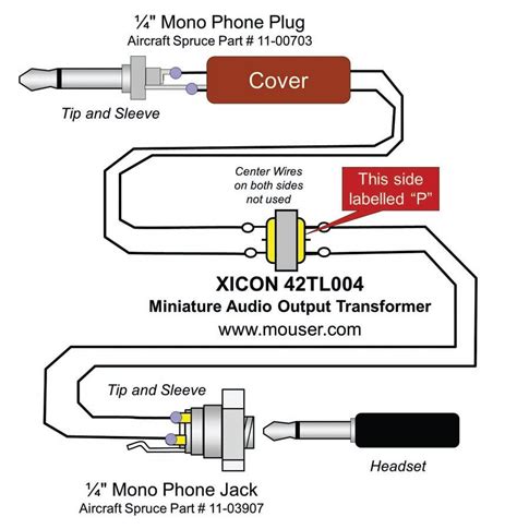 aviation headphone wiring diagram 