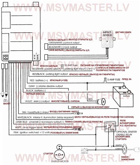 avital 3300l alarm system wiring diagram 