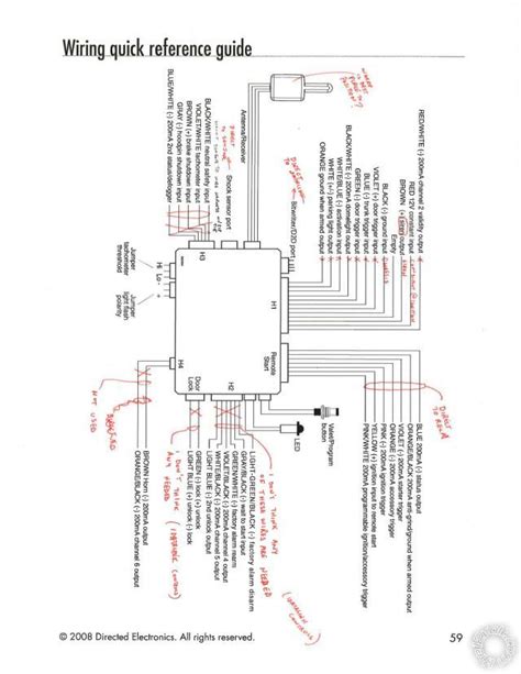 avital 5303l wiring diagram 