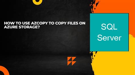 azcopy copy list of files, Use azcopy to copy files in azure cloud storage – techcrumble. Azcopy directory laps configure techcrumble container