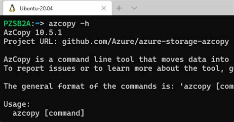 azcopy installation in linux, Copy or move data to azure storage by using azcopy v10
