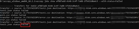 azcopy retry failed files, Azcopy directory laps configure techcrumble container. Use azcopy to copy files in azure cloud storage – techcrumble