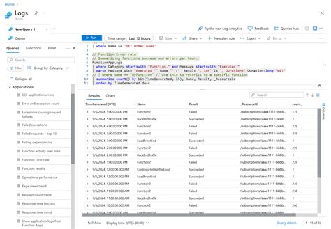 azure monitor log query, Azure monitor logs
