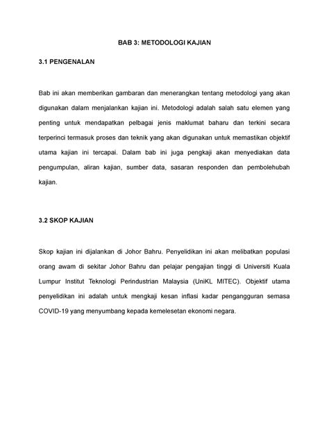 BAB 3 METODOLOGI KAJIAN 30 Pendahuluan PDF Download