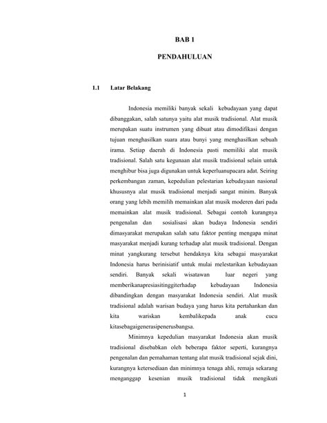 BAB I PENDAHULUAN Latar Belakang Masalah PDF Download