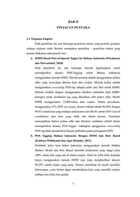 BAB II TINJAUAN PUSTAKA A Deskripsi PDF Download