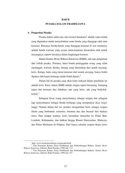 BAB II TRADISI DALAM BUDAYA ISLAM A Pengertian PDF Download
