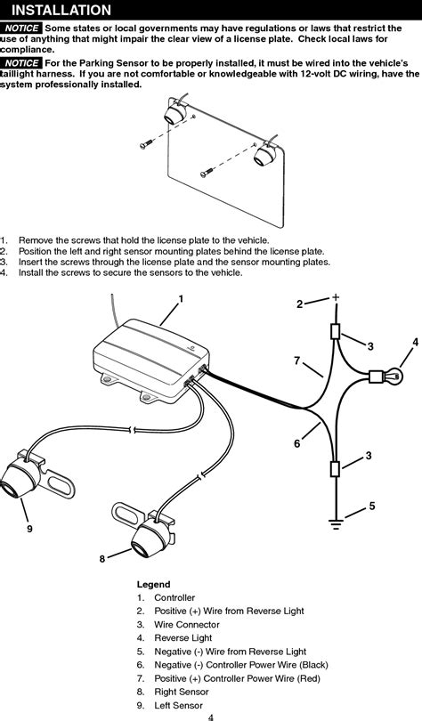 backup sensor wiring diagram 