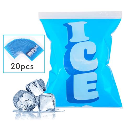 bag of ice cubes