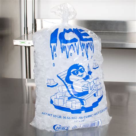 bag with ice