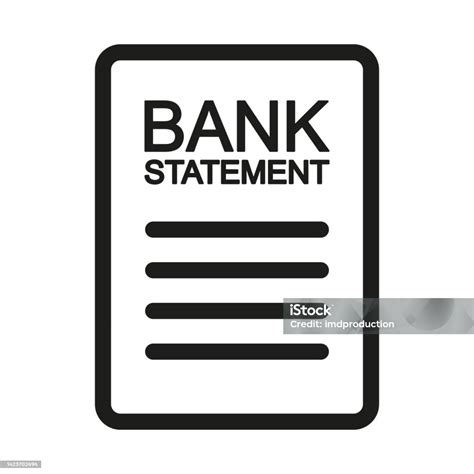 ban statement icon, Bank statement icon in flat style 5068873 vector art at vecteezy
