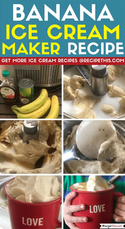 banana ice cream recipe for cuisinart ice cream maker