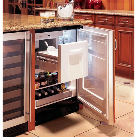 bar fridge with ice maker