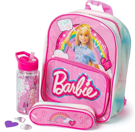 barbie colour your own backpack, Barbie colour your own backpack