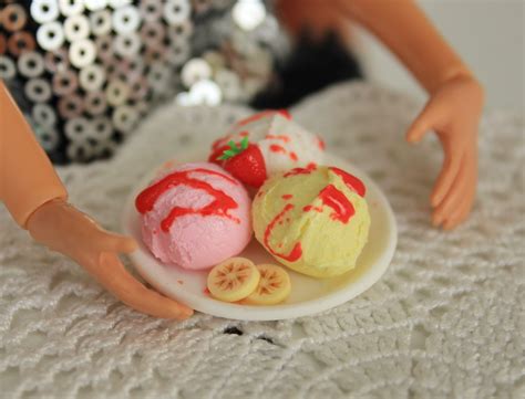 barbie ice cream sundae