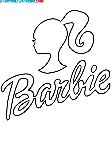 barbie logo coloring pages, Barbie logo coloring pages line logos bold sheets printable saved. Barbie logo bold line coloring page