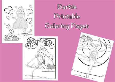 barbie theme coloring pages, 17+ barbie printable coloring pages