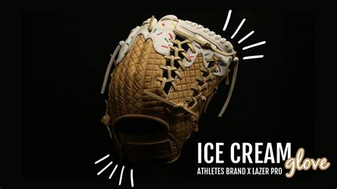 baseball mitt ice cream