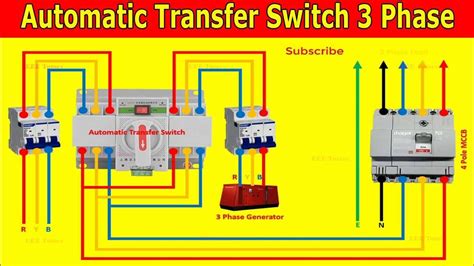 basic 3 phase switch wire diagram 