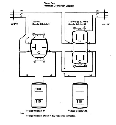 basic electrical wiring diagrams 220 to 110 