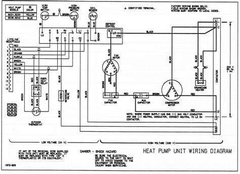 basic hvac indoor blower fan capacitor wiring diagrams compressor outside 