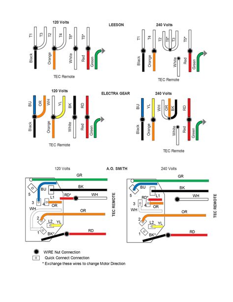 basic wiring diagrams 120 volt motor 