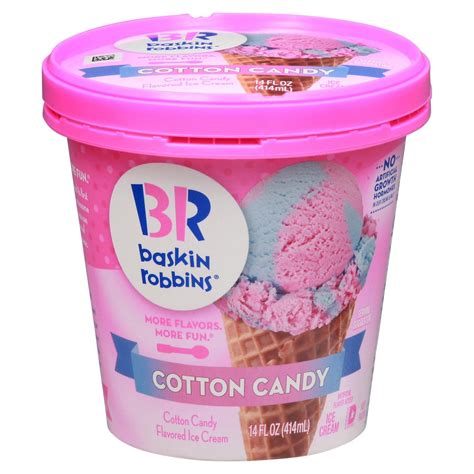 baskin robbins cotton candy ice cream