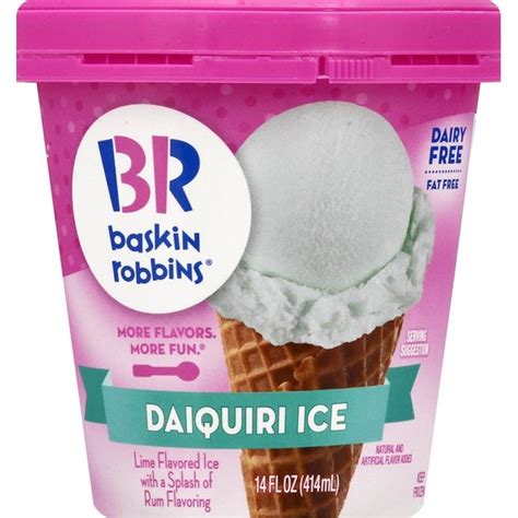 baskin robbins daiquiri ice