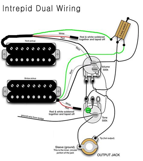 bass 2 pick up guitar wiring diagram 